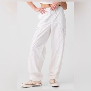 New Gap Parachute Cargo Pull-On Pants Baggy Skater Utility Grunge Summer Vacay